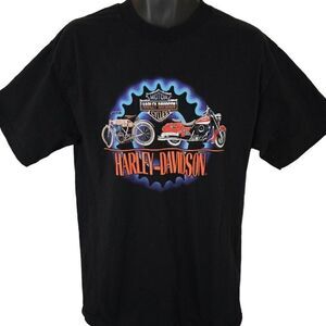 Harley Davidson T Shirt Mens Size Large Vintage Y2K 2000 St Paul Minnesota